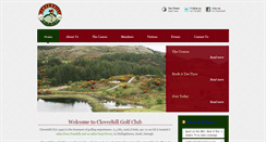 Desktop Screenshot of cloverhillgolfclub.co.uk